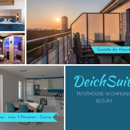 5 Sterne Penthouse Deichsuite Büsum Екстериор снимка